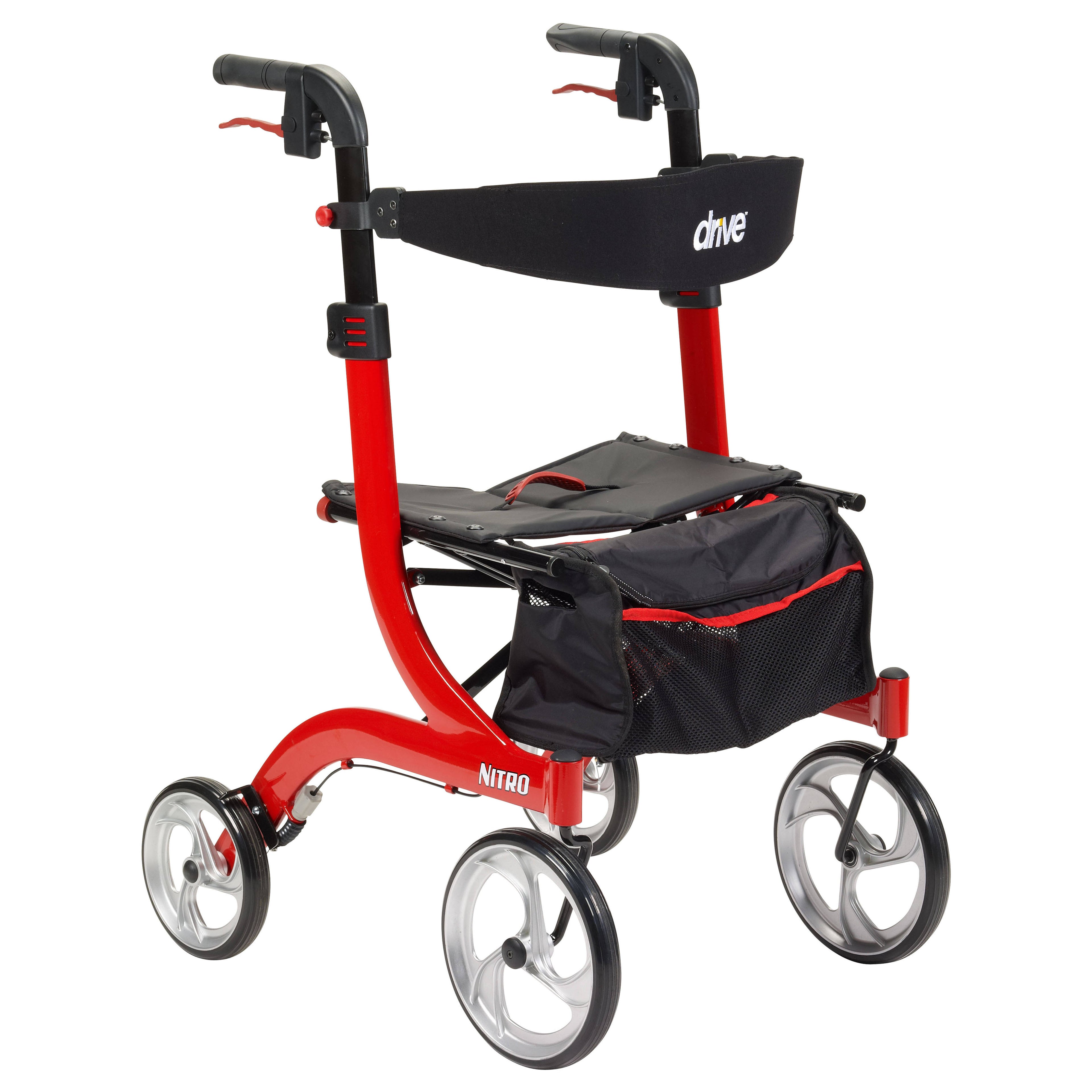 Red Rollator Walker Y944467