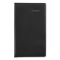 Pocket-Sized Monthly Planner, Unruled Blocks, 6 x 3.5, Black Cover, 14-Month, Bundle of 2 P757