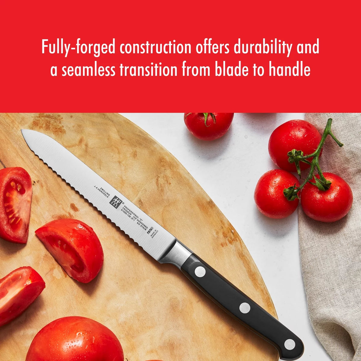 16-pc Stainless Knife Set with Magnetic Knife Bar T776