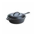Cast Iron Covered Chicken Fryer 3-Quart Black V397