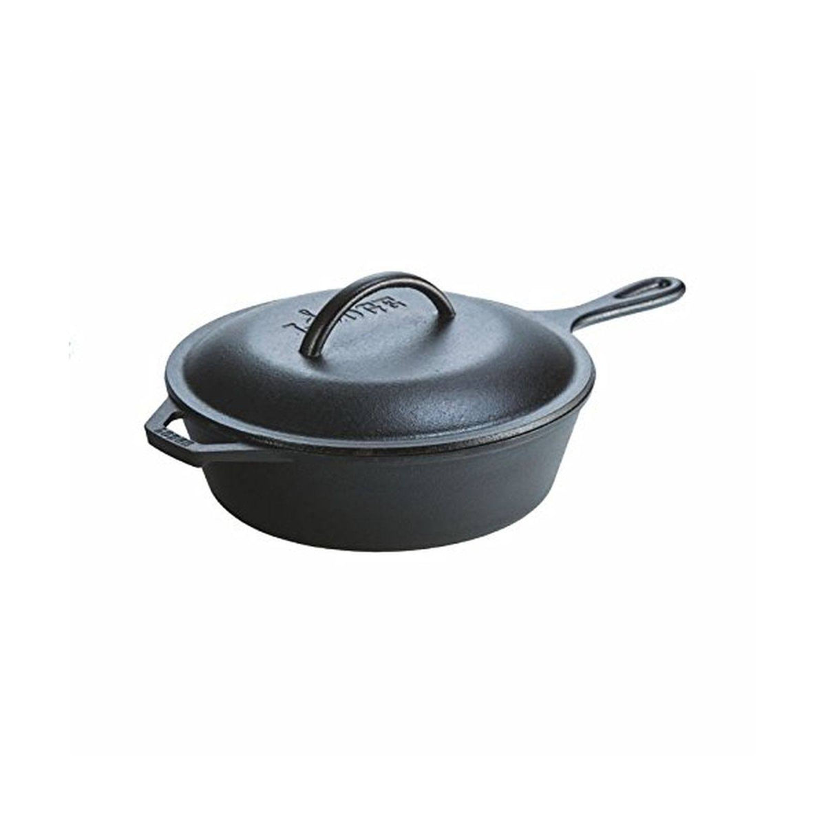 Cast Iron Covered Chicken Fryer 3-Quart Black V397