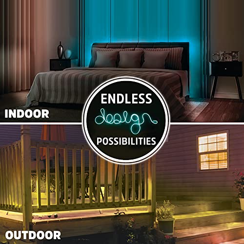 2pk 20 Ft RGBW Wi-Fi LED Rope Light H492780