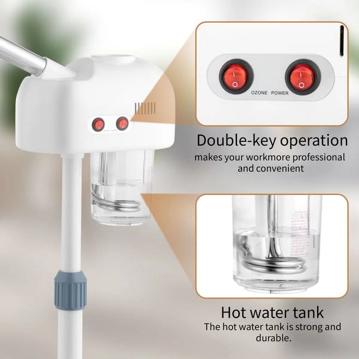 Facial Steamer with Magnifying Lamp Z5017