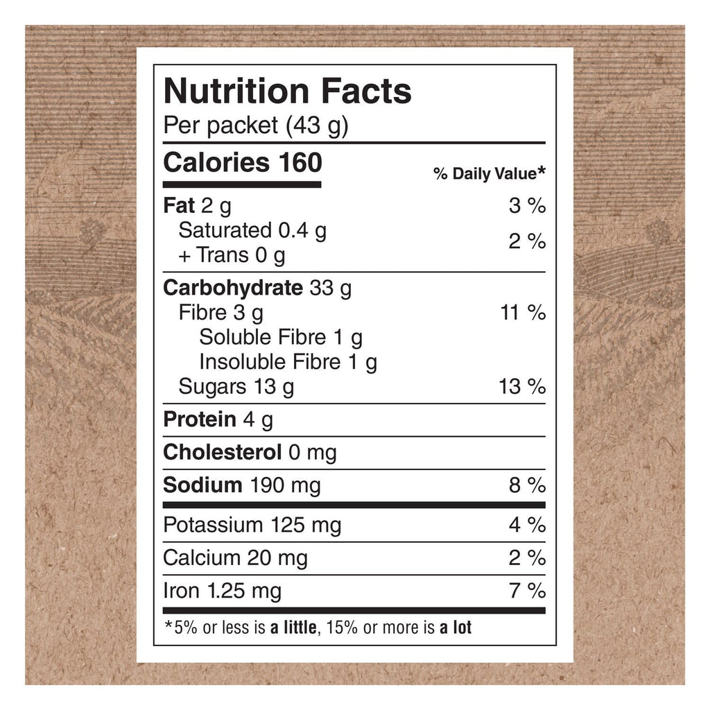 Maple and Brown Sugar Instant Oatmeal, 8ct, 344g G5124