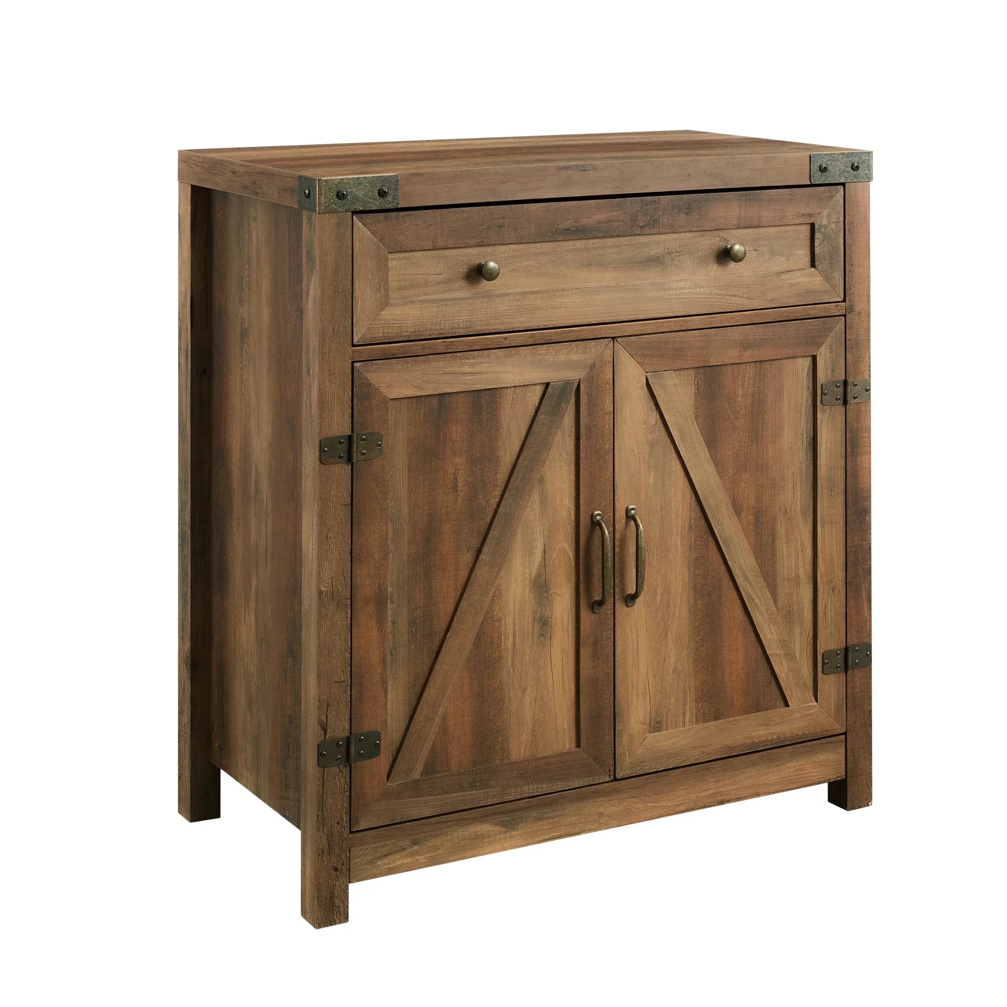 Reclaimed Barnwood Accent Cabinet H39016