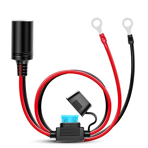 Female Cigarette Lighter Adapter Extension Charge Cable R6261