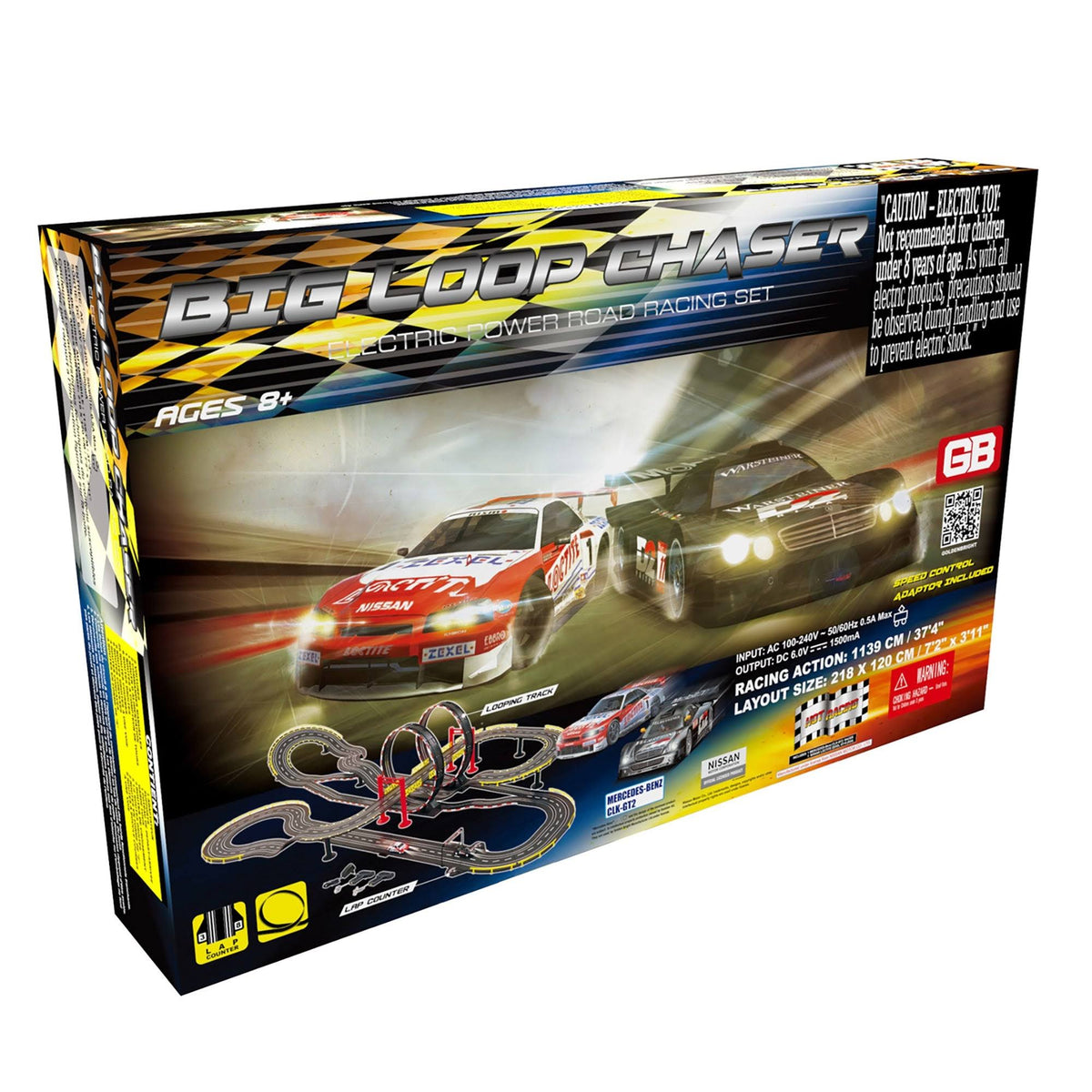 Electric Powered Slot Car Set H372302