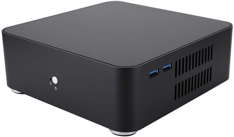 Mini ITX Desktop PC Case Black USB3.0 Pack of 2 C808