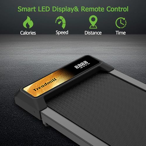 Compact Portable Walking Pad Treadmill with Remote Control Q9946