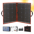 110w 18v Portable Foldable Solar Panel Kit with Controller 2 Usb Output T144378