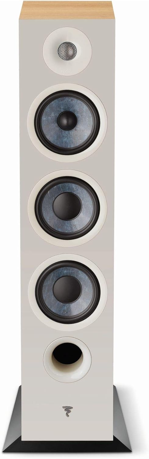 Light Wood 3-Way Floorstanding Speakers F1896