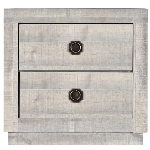 Twin Size Solid Wood Platform Bed with Trundle and Three Drawers Z488