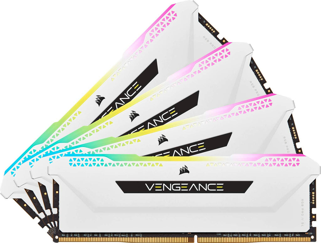 32GB (4x8GB) DDR4 3200MHz C16 White Memory Kit N4300
