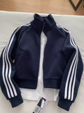 Three-stripe sports sweatshirt jacket Y59276