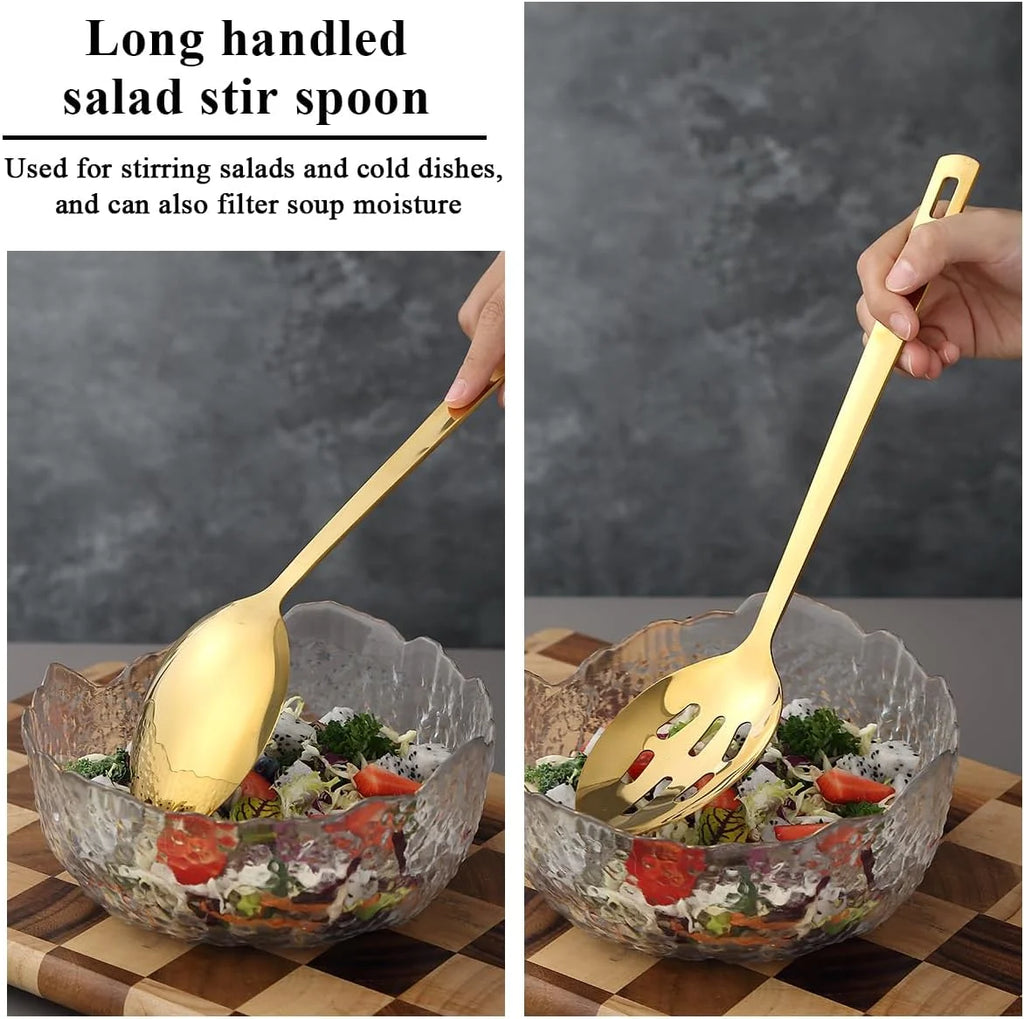 6pcs Titanium Plating Stainless Steel Kitchen Utensils Set B18277