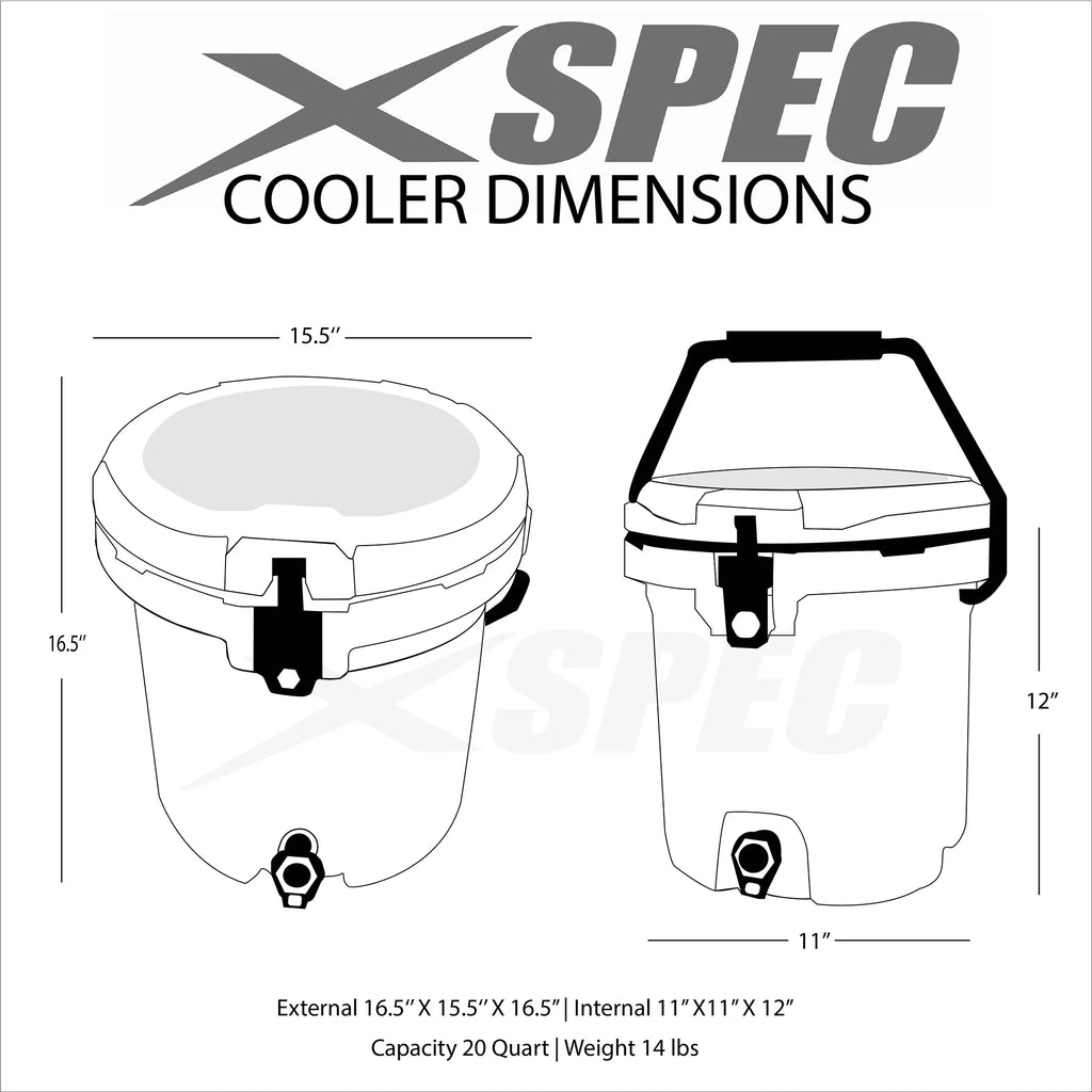 5 Gallon Rotomolded Water Cooler Jug Dispenser K312