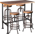 Set of 4 Adjustable Bar Stools and Bar Table Q432957