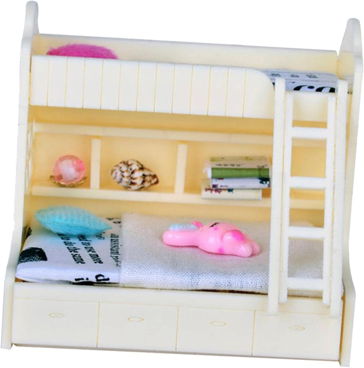 1/12 Scale Miniature Double Bunk Bed S558058