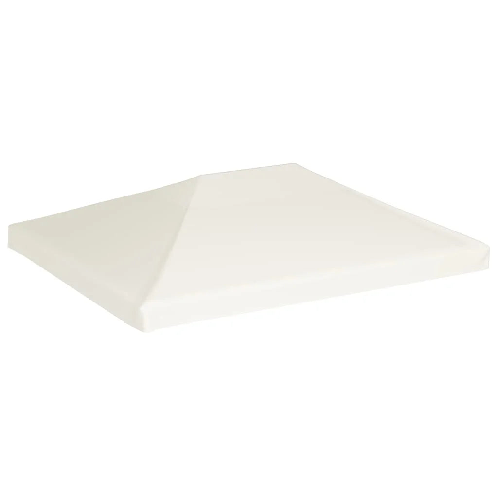 Cream White 13.1ft x 9.8ft Gazebo Top Cover Replacement E843659