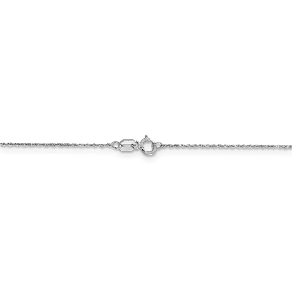 14kt White Gold 18 inch Loose Rope Chain P83199