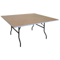 Square Wood Folding Table L33078