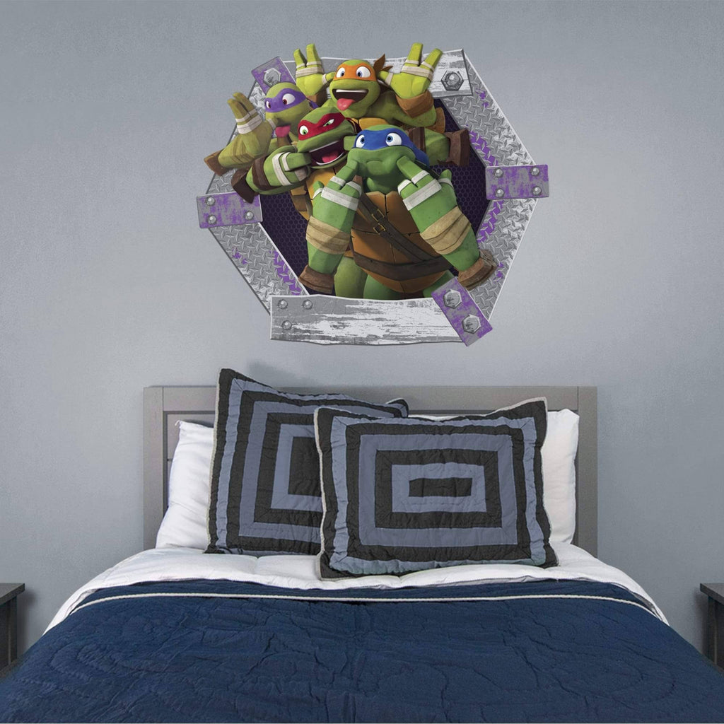 Teenage Mutant Ninja Turtles Goofy Faces Wall Decal Collection J3821