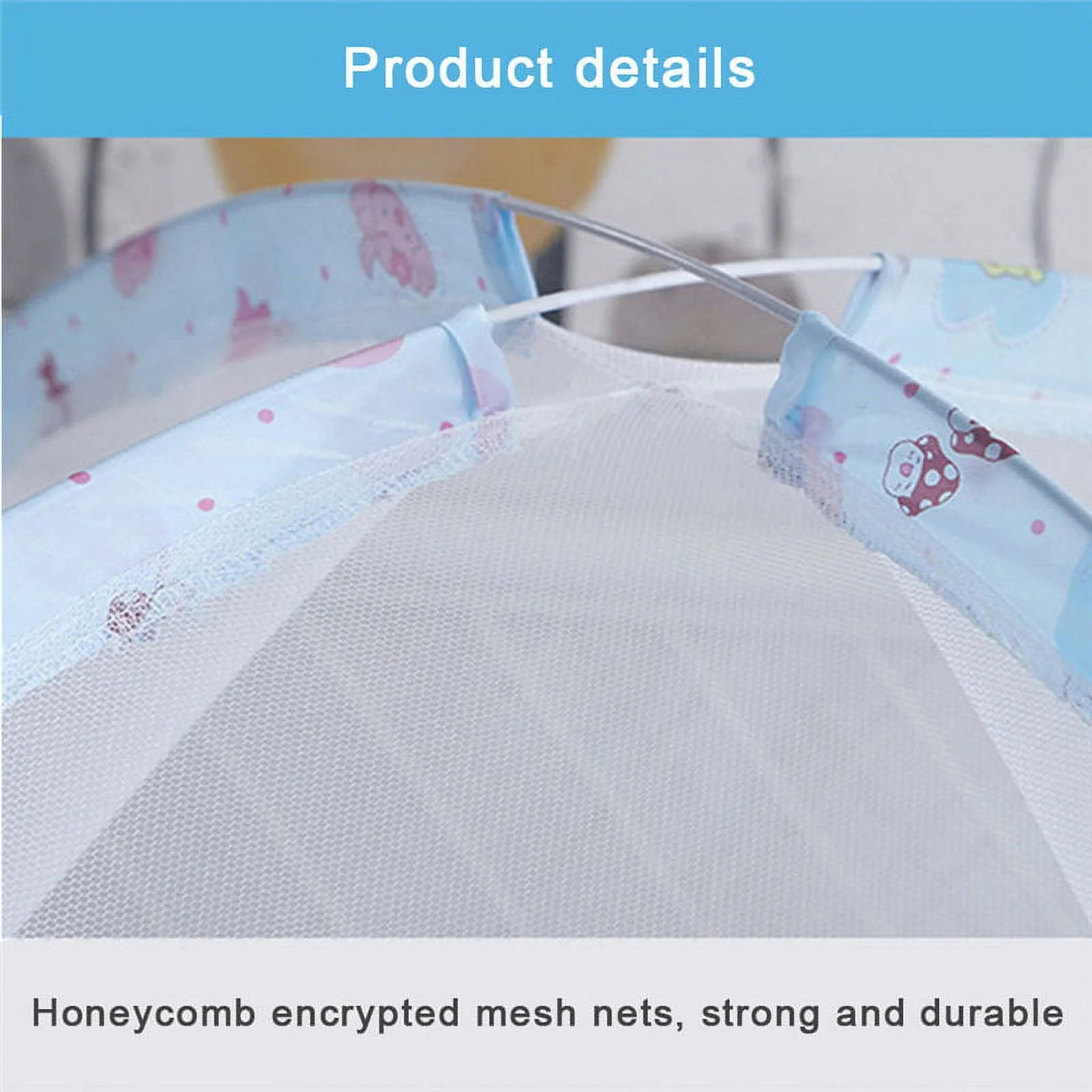 Blue Wire Bed Canopy for Crib L841058