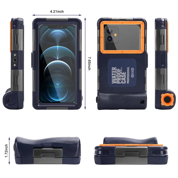 Waterproof Protective Case for Oppo Find X3 and Phones Up to 6.9 Inch V3438