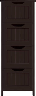 White 4 Drawer Wooden Bathroom Floor Cabinet R94706
