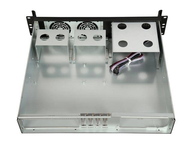 Black 2U Compact Server Chassis E413