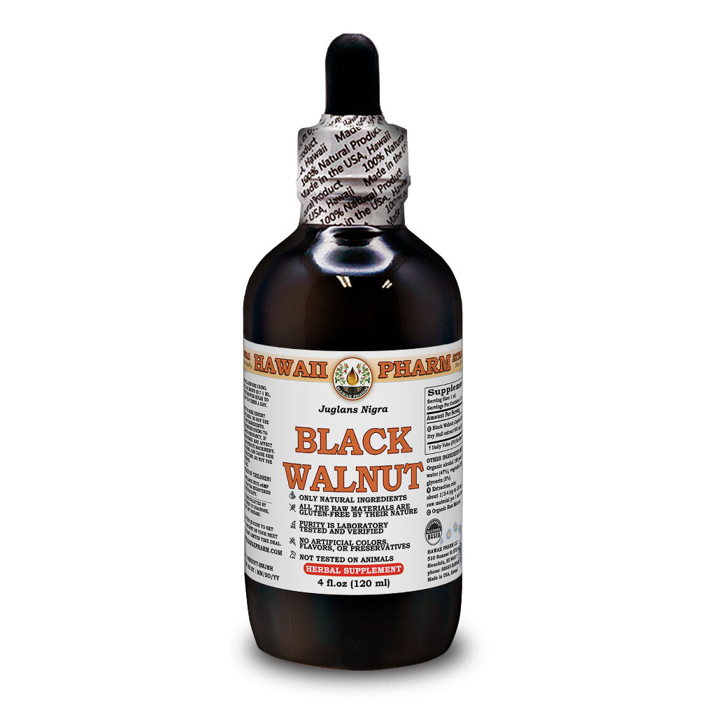 Black Walnut Dry Hull Liquid Extract Tincture 4 Fl.Oz U626