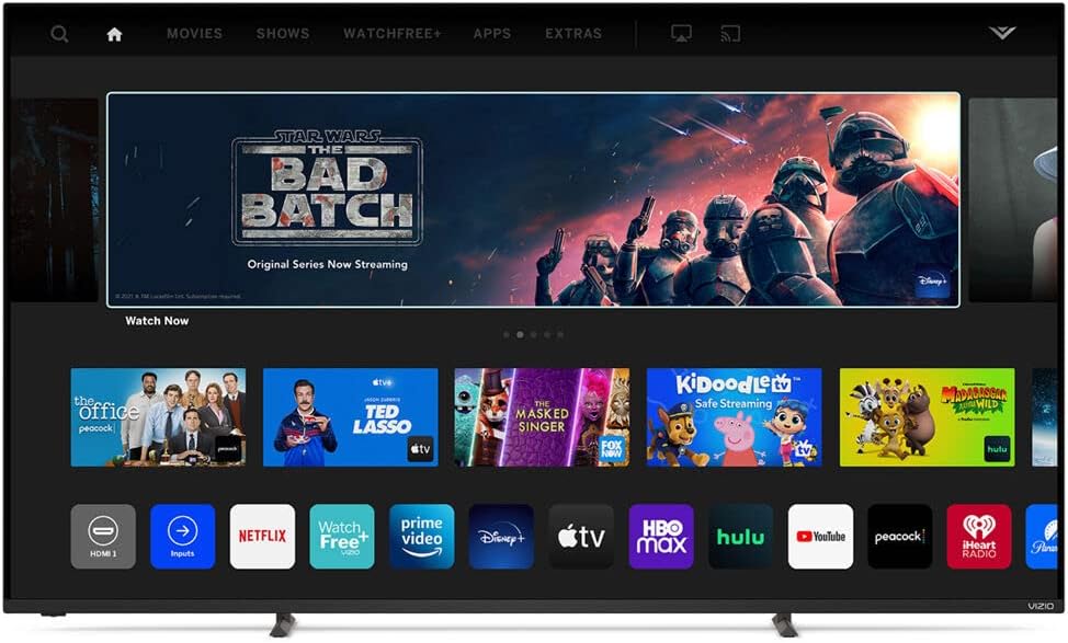 65 Class HDR 4K UHD Smart Quantum Dot LED TV Bundle with TV Wall Mount, Surge Adapter, 2X 6FT 4K HDMI Cable O90973