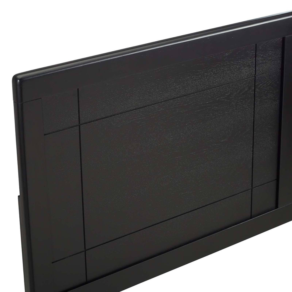Gray Wood Queen Headboard H809