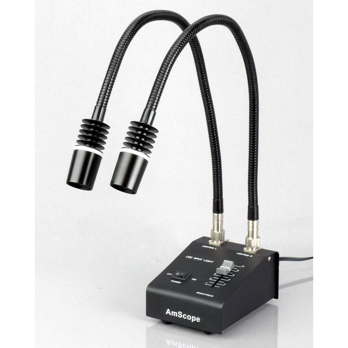 3.5X-225X Zoom Stereo Microscope with Gooseneck LED Lights and 1.3MP Digital Camera Y12066