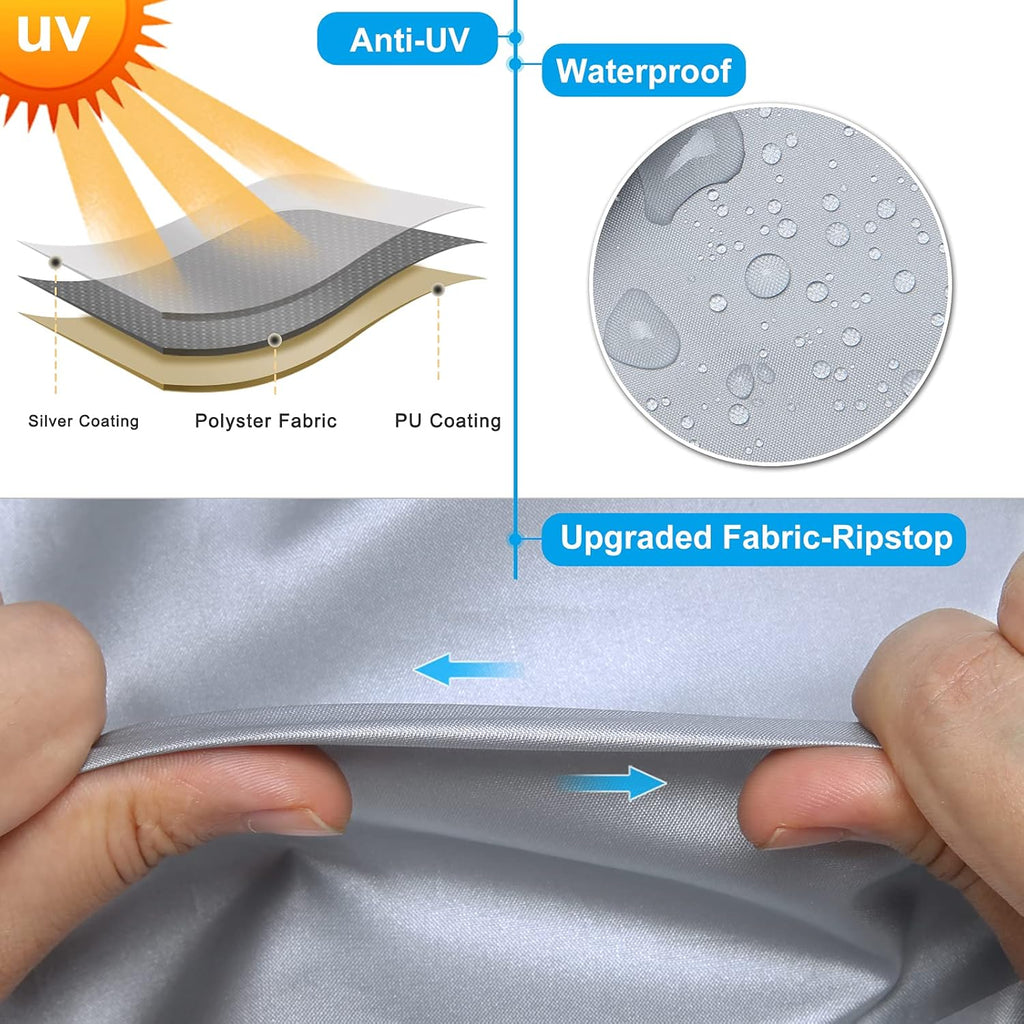 Rip-Stop RV Cover Fits 37'1''-40' Long Motorhome I757