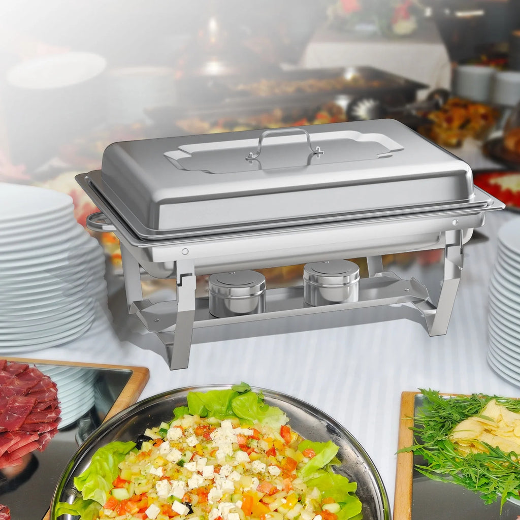 8 QT Stainless Steel Chafing Dish 4 Pack A141422
