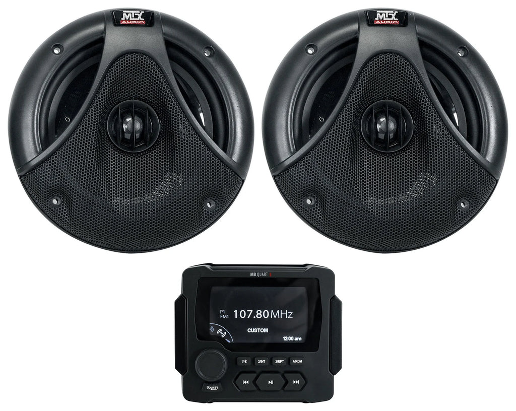 Marine Bluetooth Receiver with 2 6.5" Speakers T9150