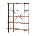Metal Etagere Bookcase 63" H x 47" W x 13" D M12886