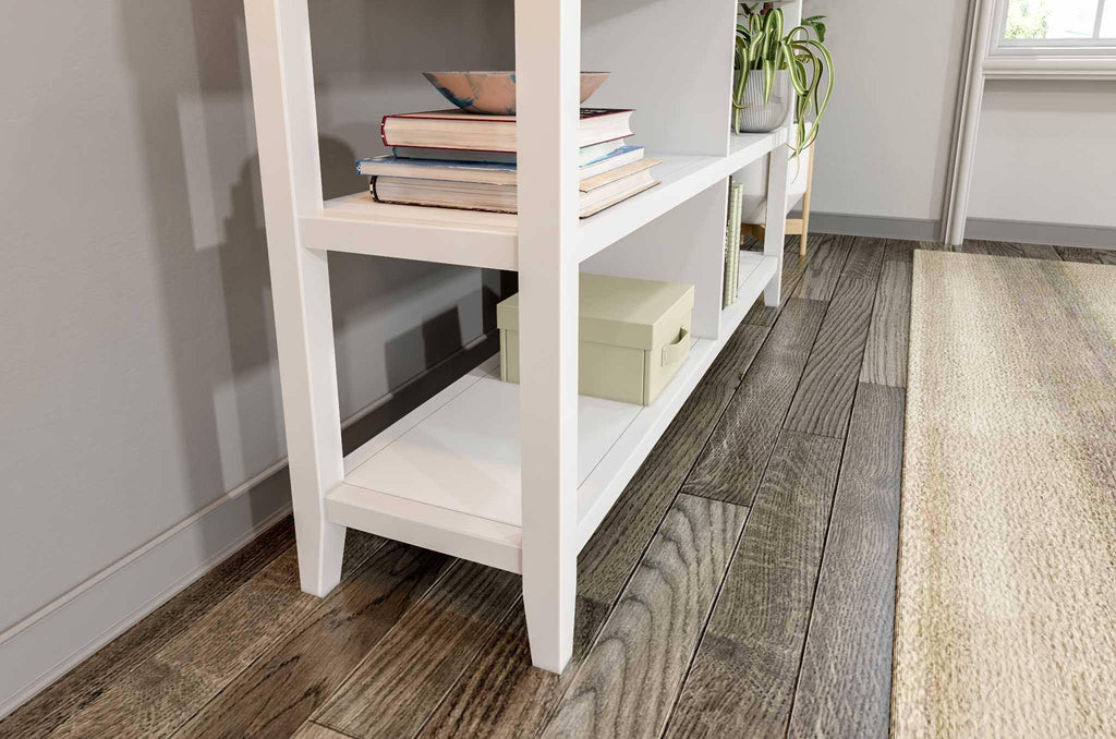 White 2 Shelf Bookcase O226