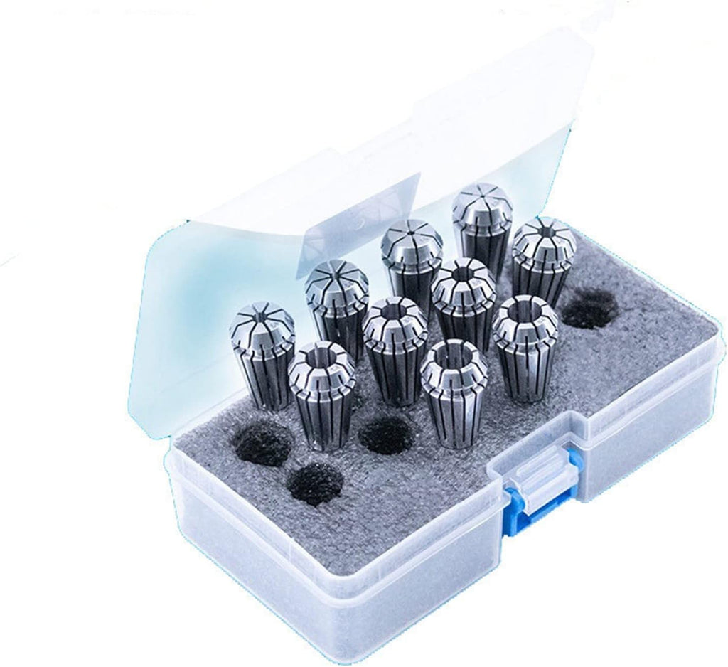 ER11 ER16 ER20 ER25 Spring Collet Set with Plastic Case Q86365
