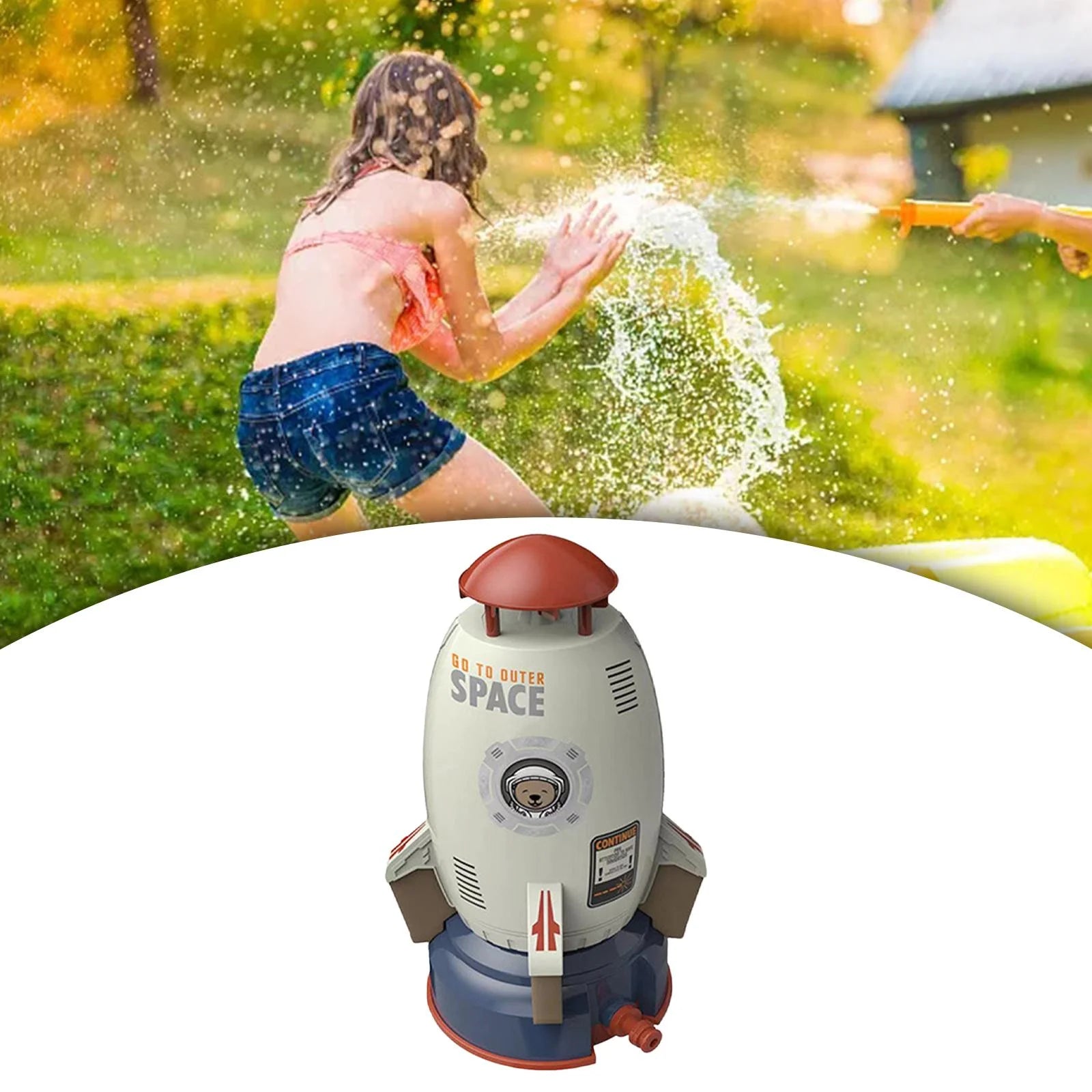 360 Degree Rotating Outdoor Water Sprinkler Toy P57443