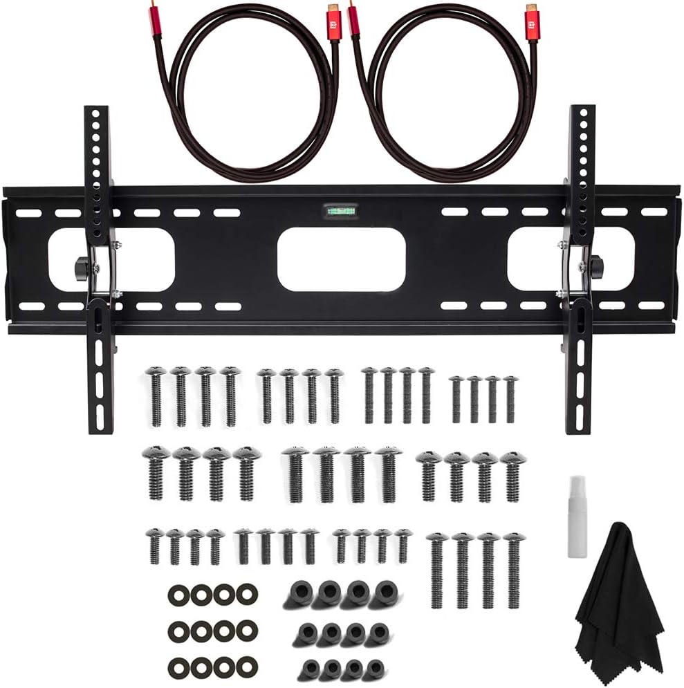 65 Class HDR 4K UHD Smart Quantum Dot LED TV Bundle with TV Wall Mount, Surge Adapter, 2X 6FT 4K HDMI Cable O90973