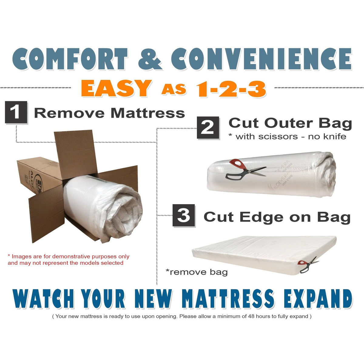 6-Inch Twin-size Foam Mattress with Water-Resistant Cover K3437