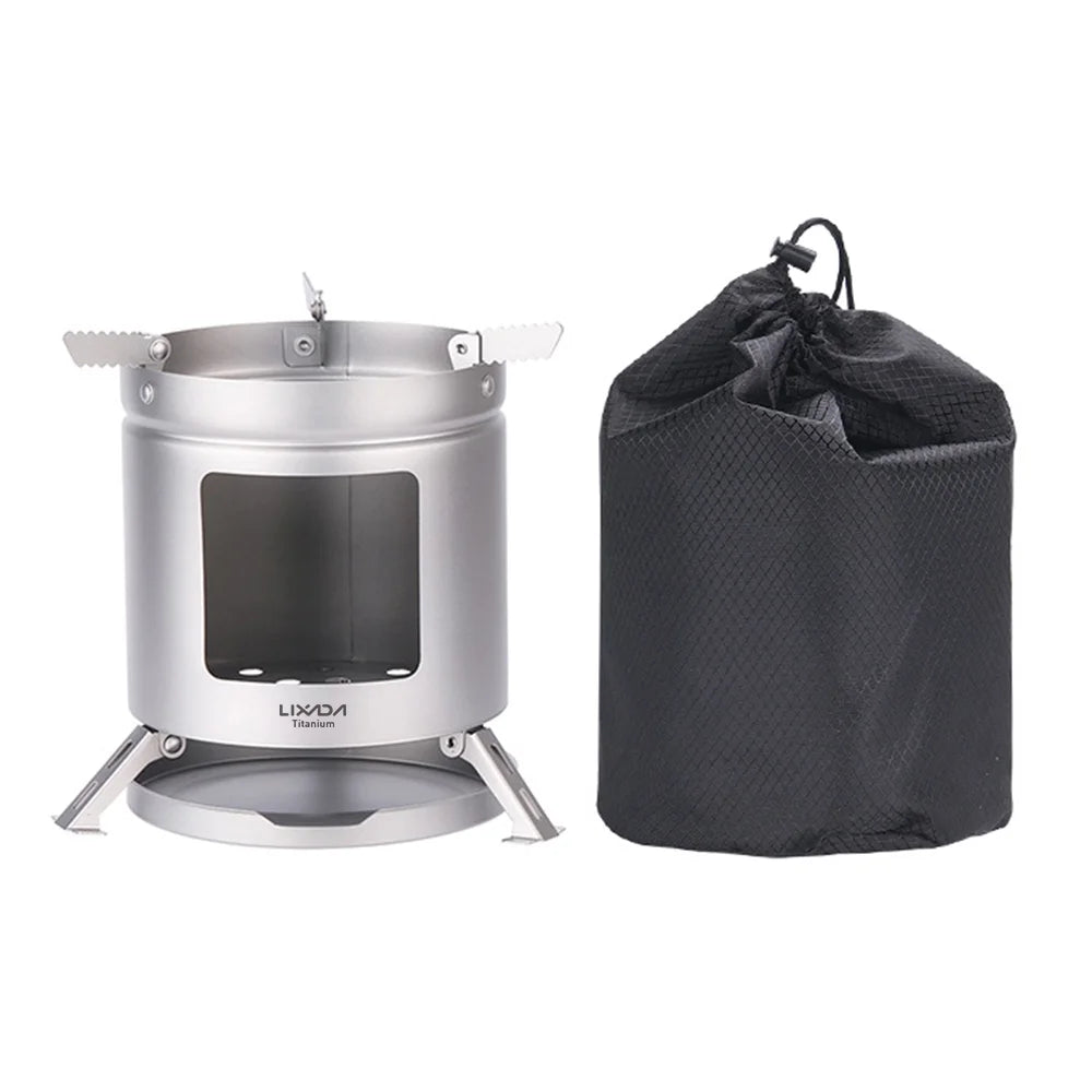 Ultralight Folding Camping Pot Holder BBQ Firewood Bracket X29908