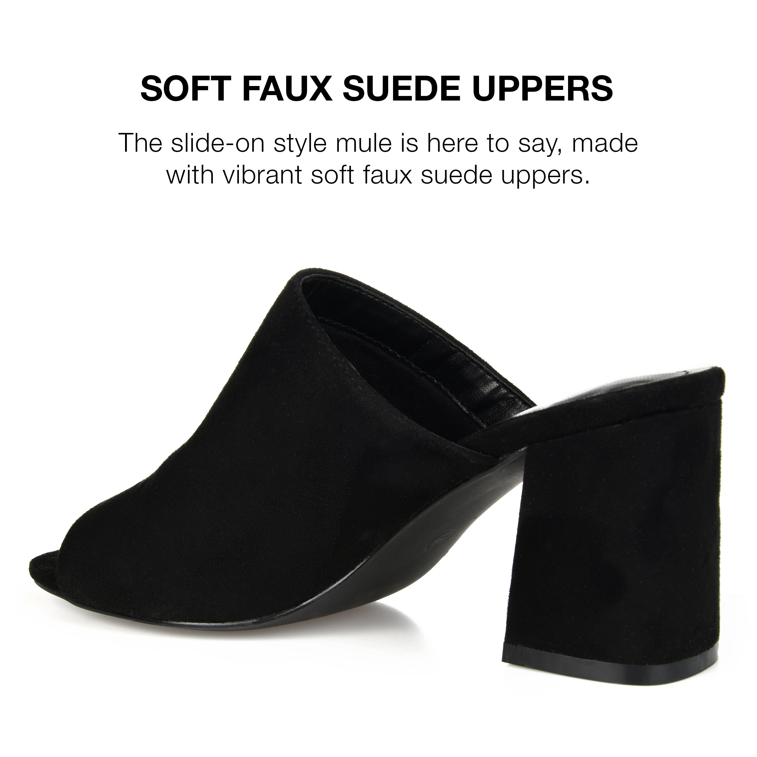 Wide Width Peep Toe Block Heel Sandals U79827