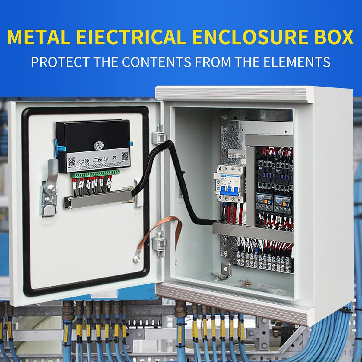 Cold Rolled Steel Electrical Box 16x12x8 Inches B244748