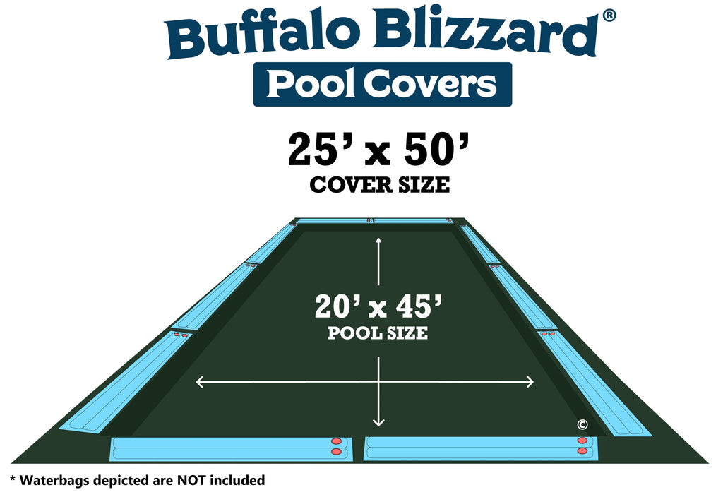 20' x 45' Rectangle Winter Cover O5931